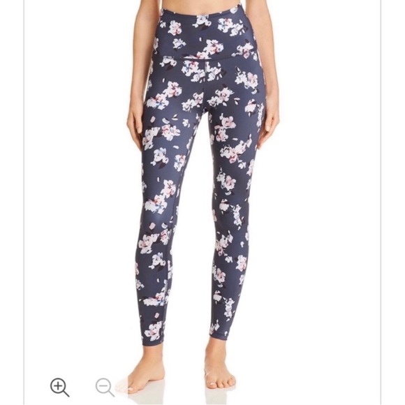 Beyond Yoga Pants - BEYOND YOGA | High Waisted Floral Leggings Large